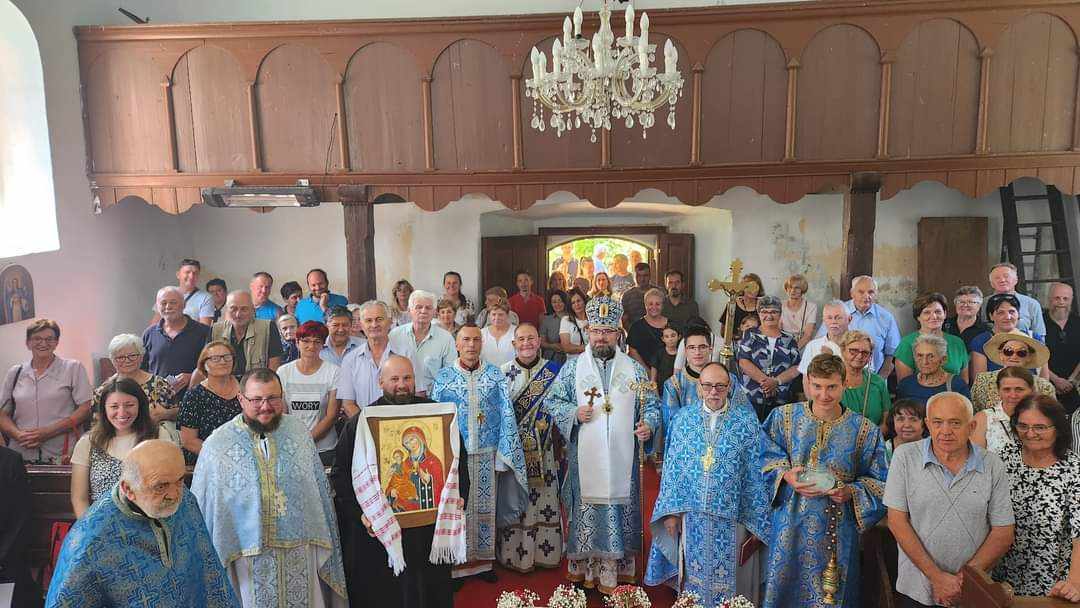 Vladika Stipić predvodio slavlje Velike Gospe u Križevcima i Pećnom